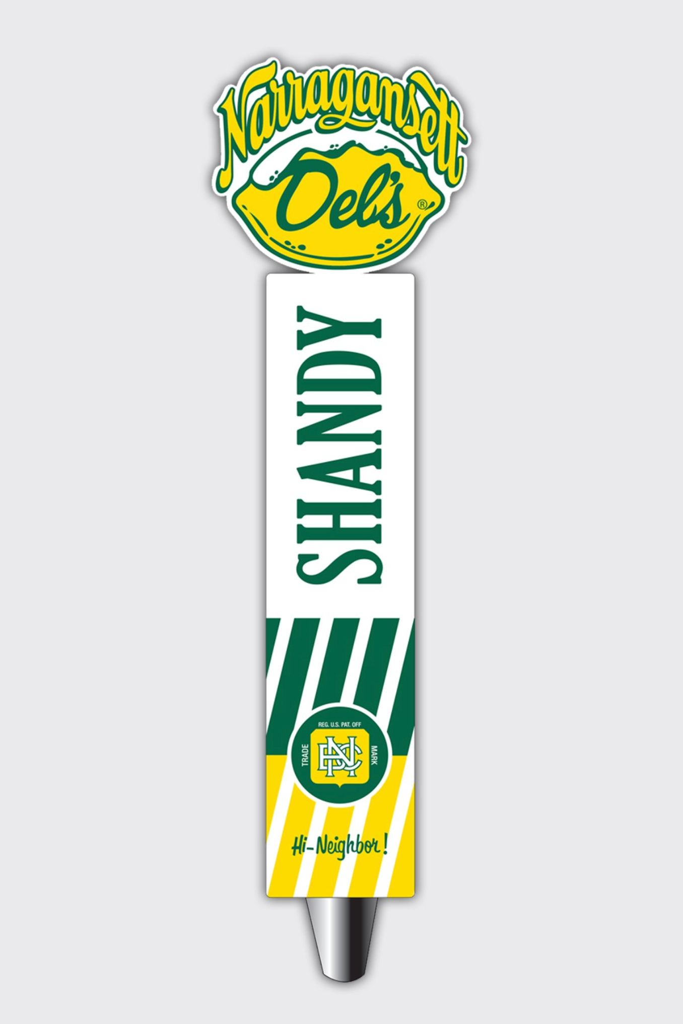 Del's Shandy Tap Handle