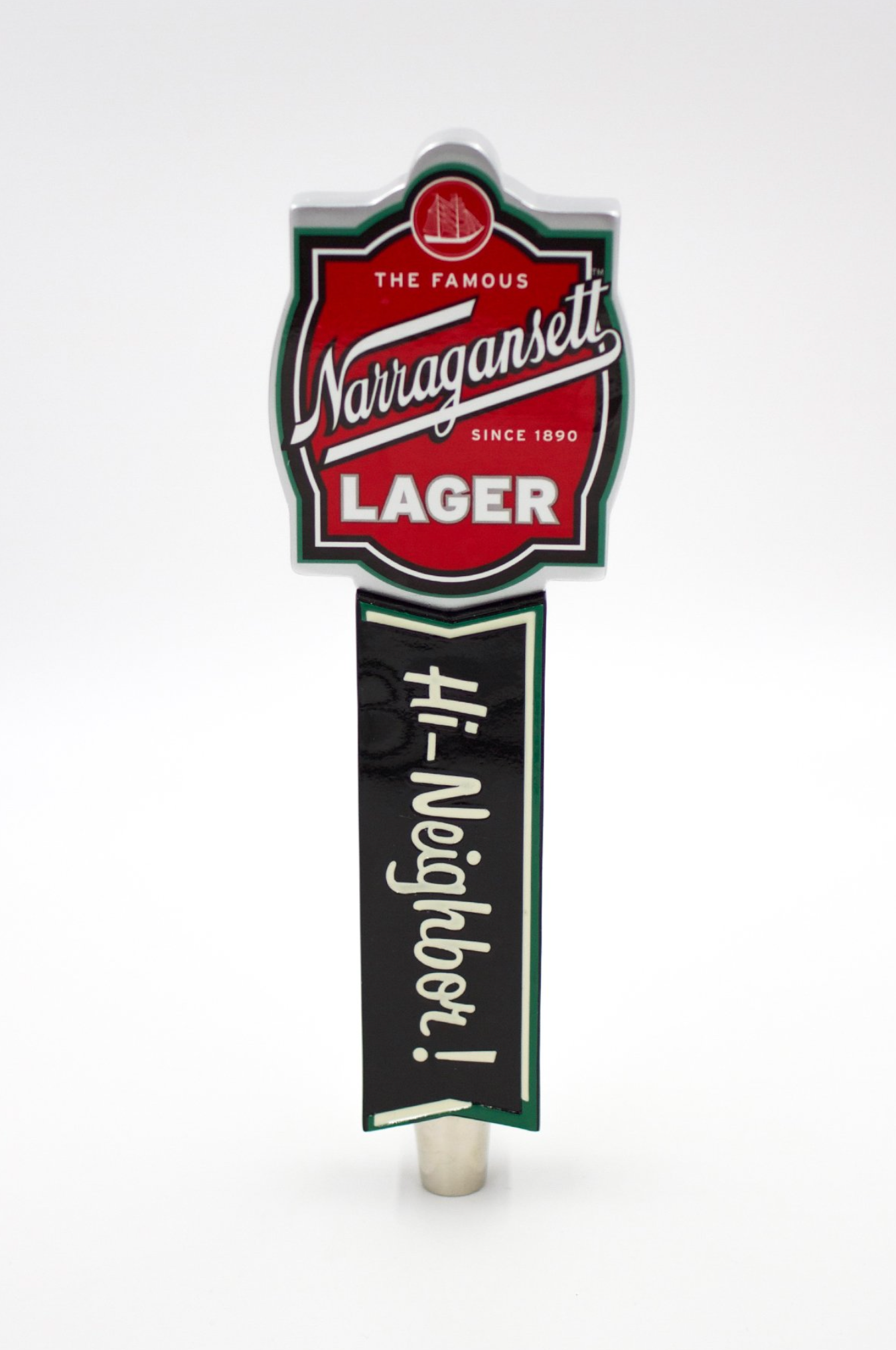 Short Hi-Neighbor Lager Tap Handle