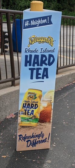 Hard Tea Pole Sign